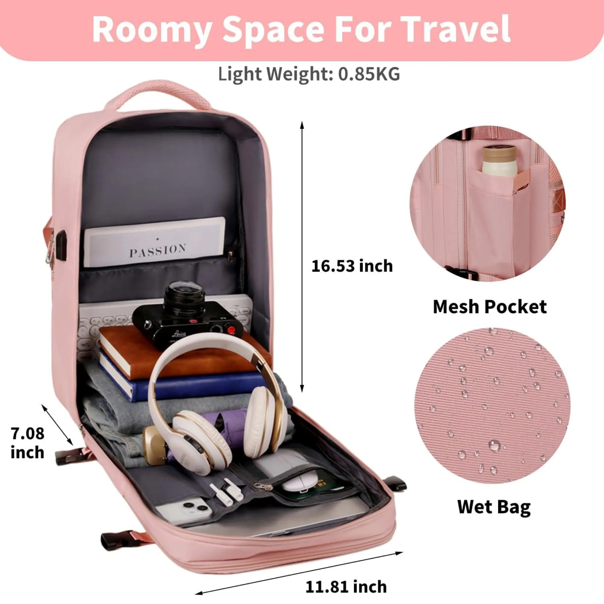 Large Capacity Waterproof Travel Backpack 3