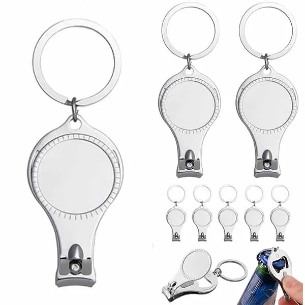 Key Chains Nail Clipper CutterBottle Opener 2
