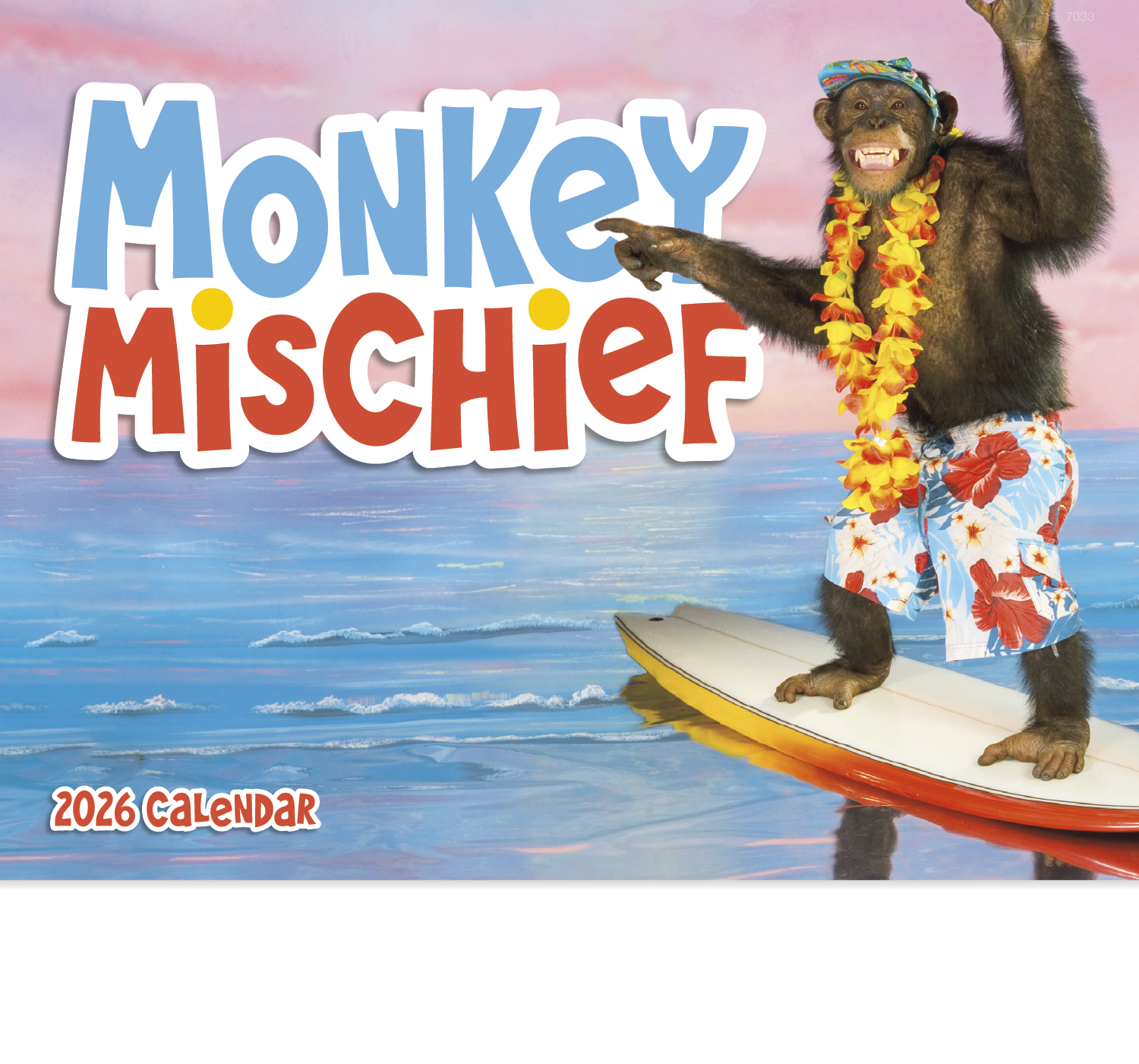 Good Value™ Monkey Mischief - Stapled Calendar 49