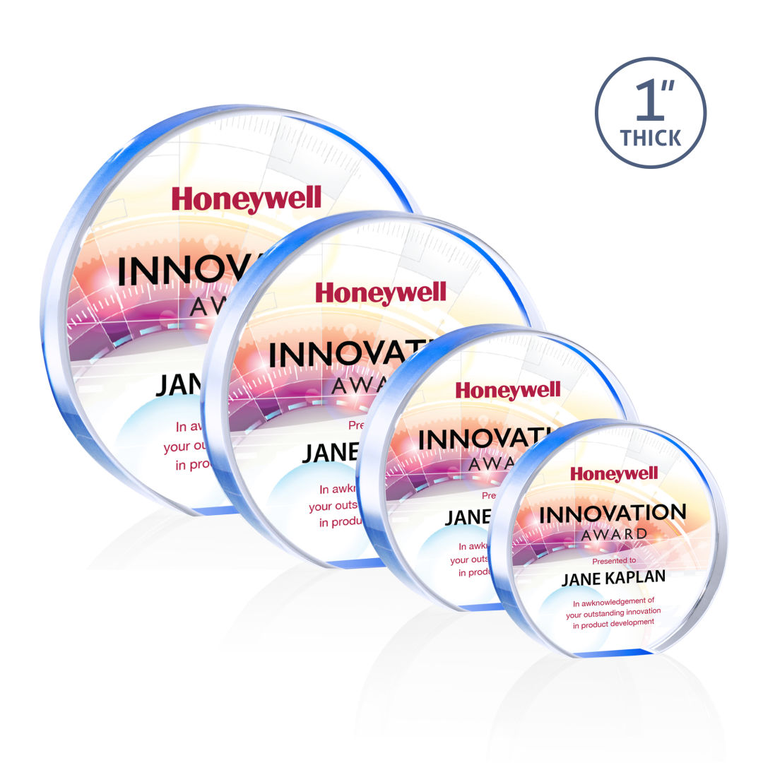 Narita Circle VividPrint™ Award - Blue 6