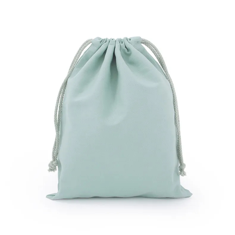 Durable Cotton Muslin Drawstring Sack 17