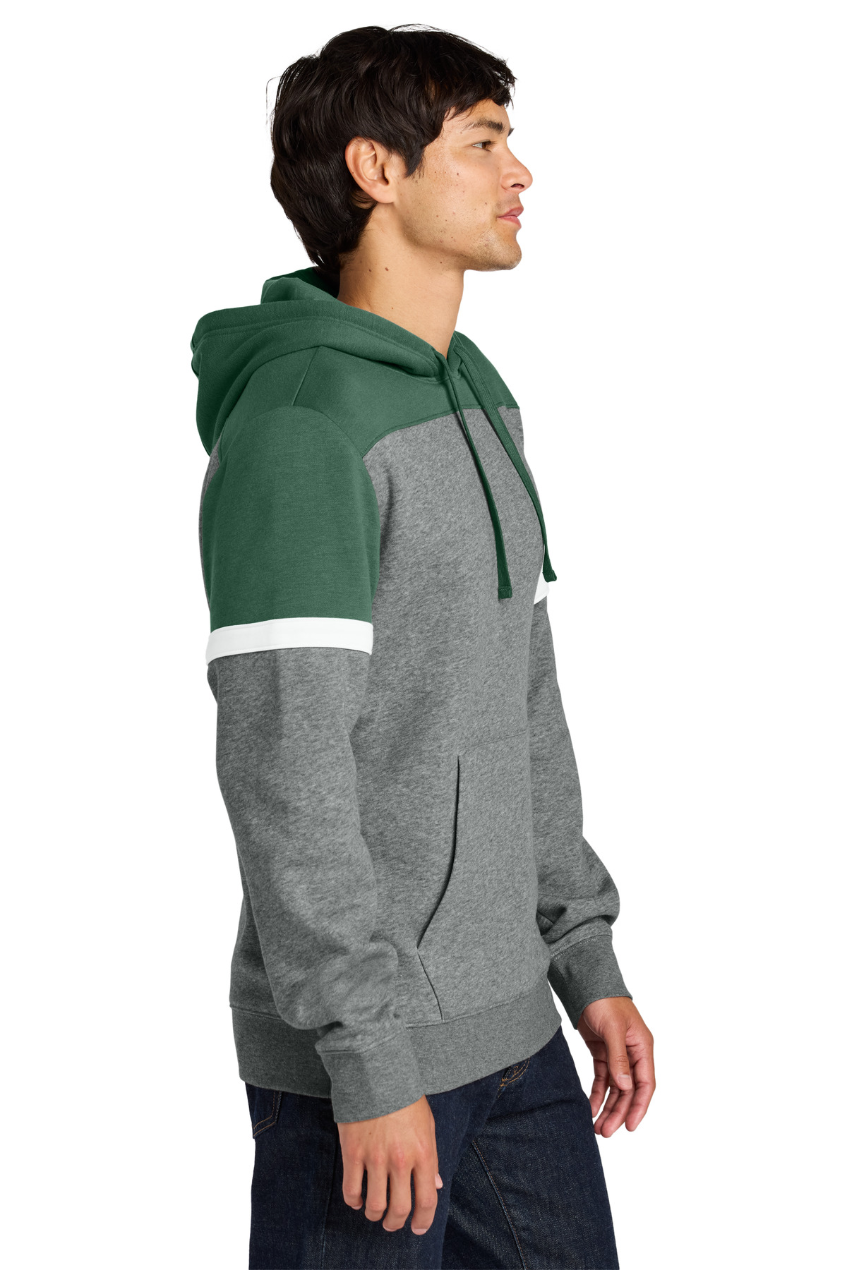 Sport-Tek Drive Fleece Colorblock Hoodie STF205 3