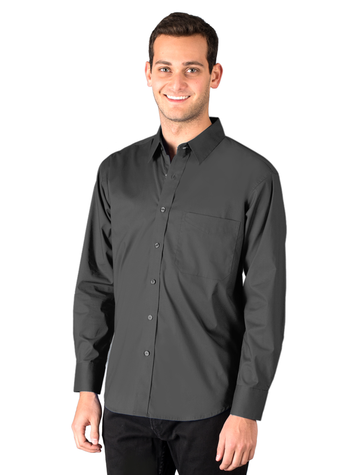 Blue Generation - Men's 1-Pocket Superblend Untucked Shirt 5
