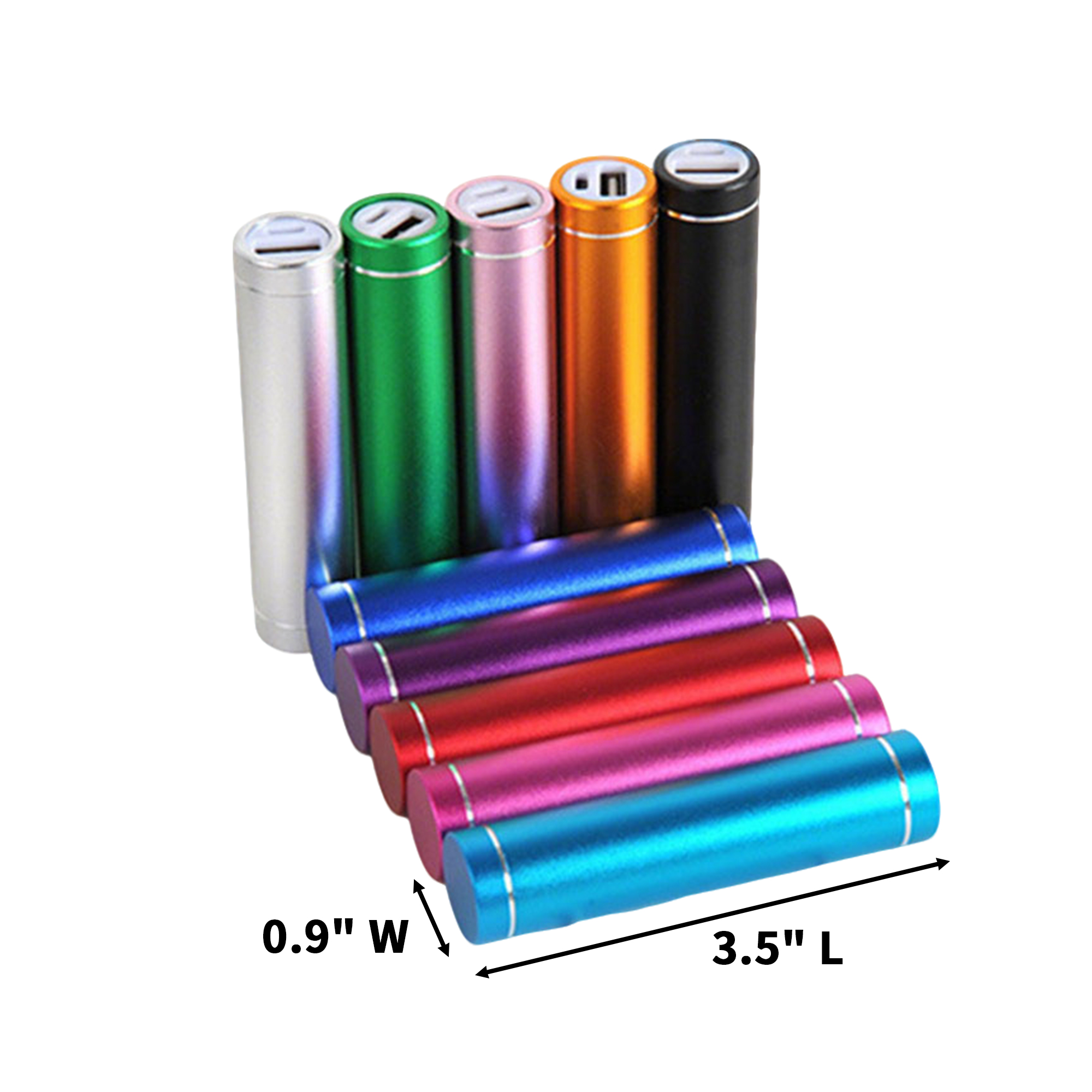Aluminum Mini Pocket Flashlight 3.5" Length X 0.9" Width 4