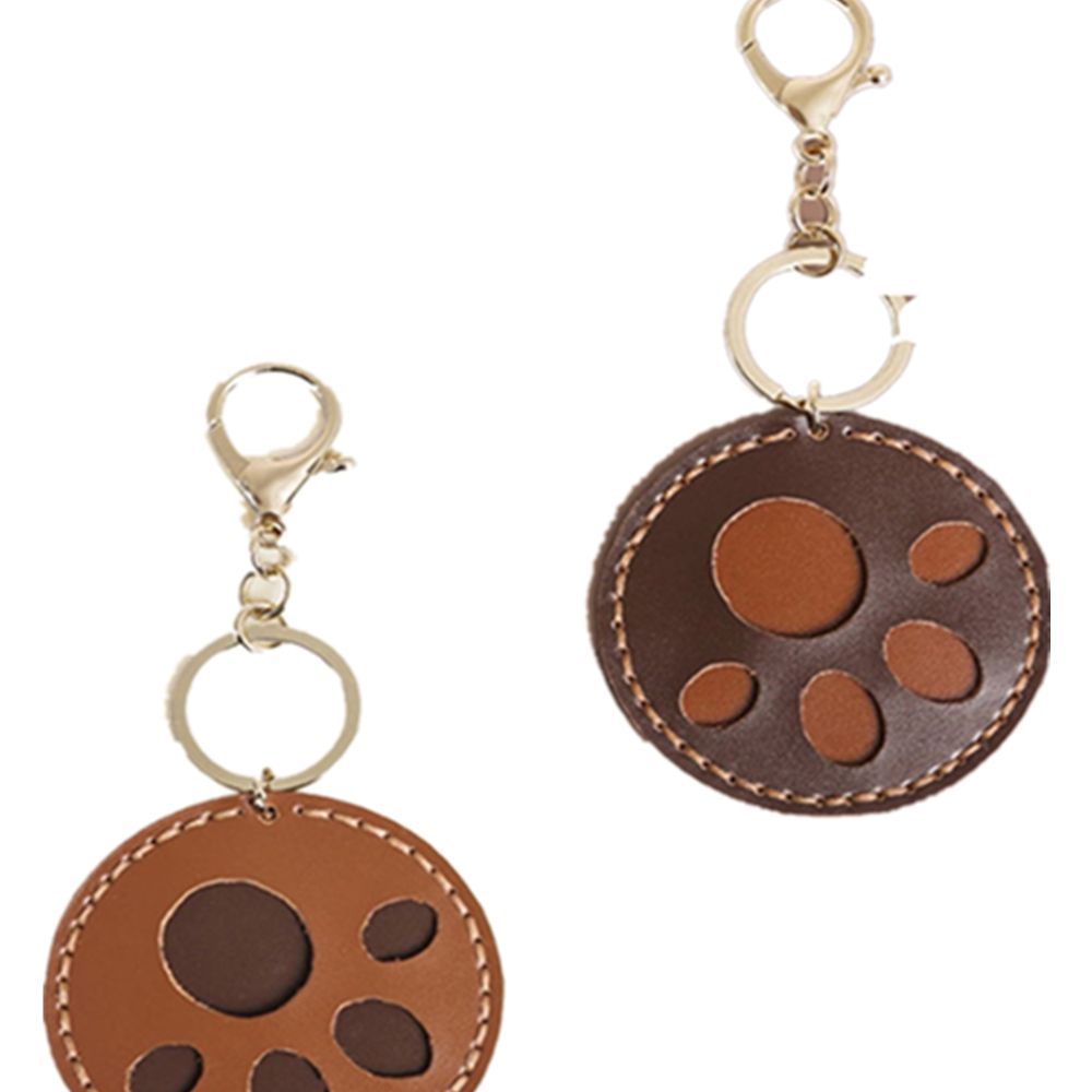 Cat Paw Leather Key Ring Key Chain 2
