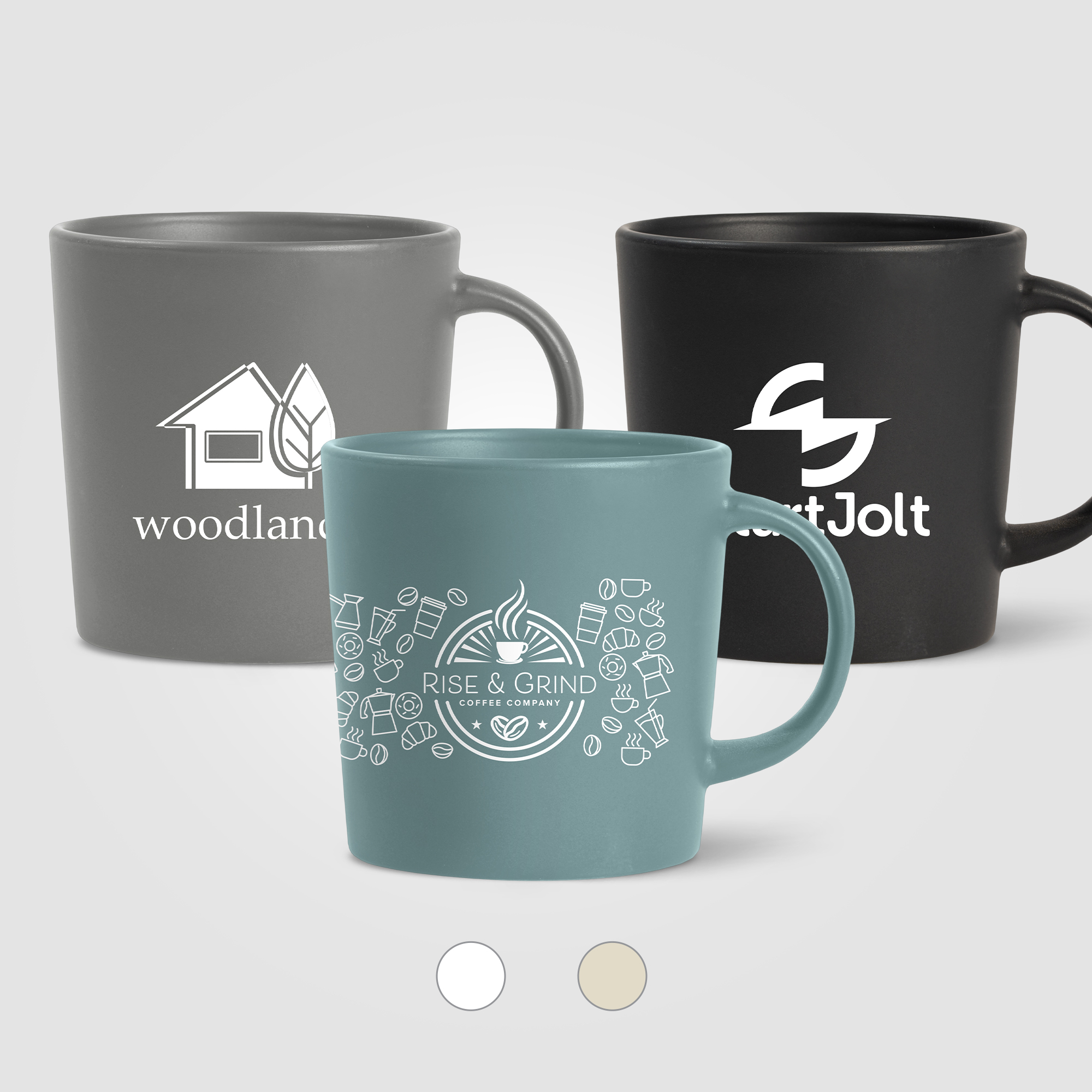 Milano - 12 oz. Matte Glazed Ceramic Mug 14