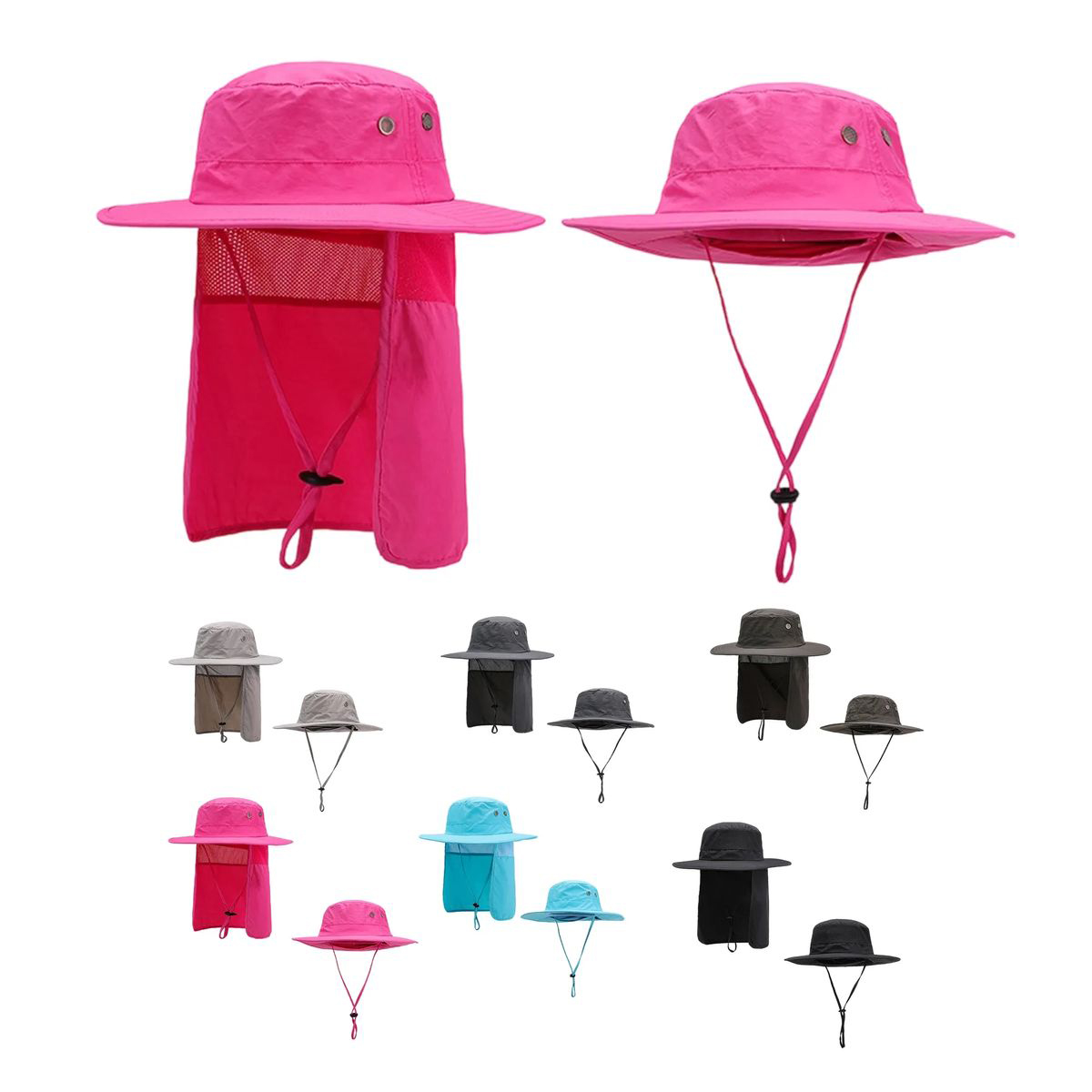Quick Dry Polyester Hat with UV Protection 5