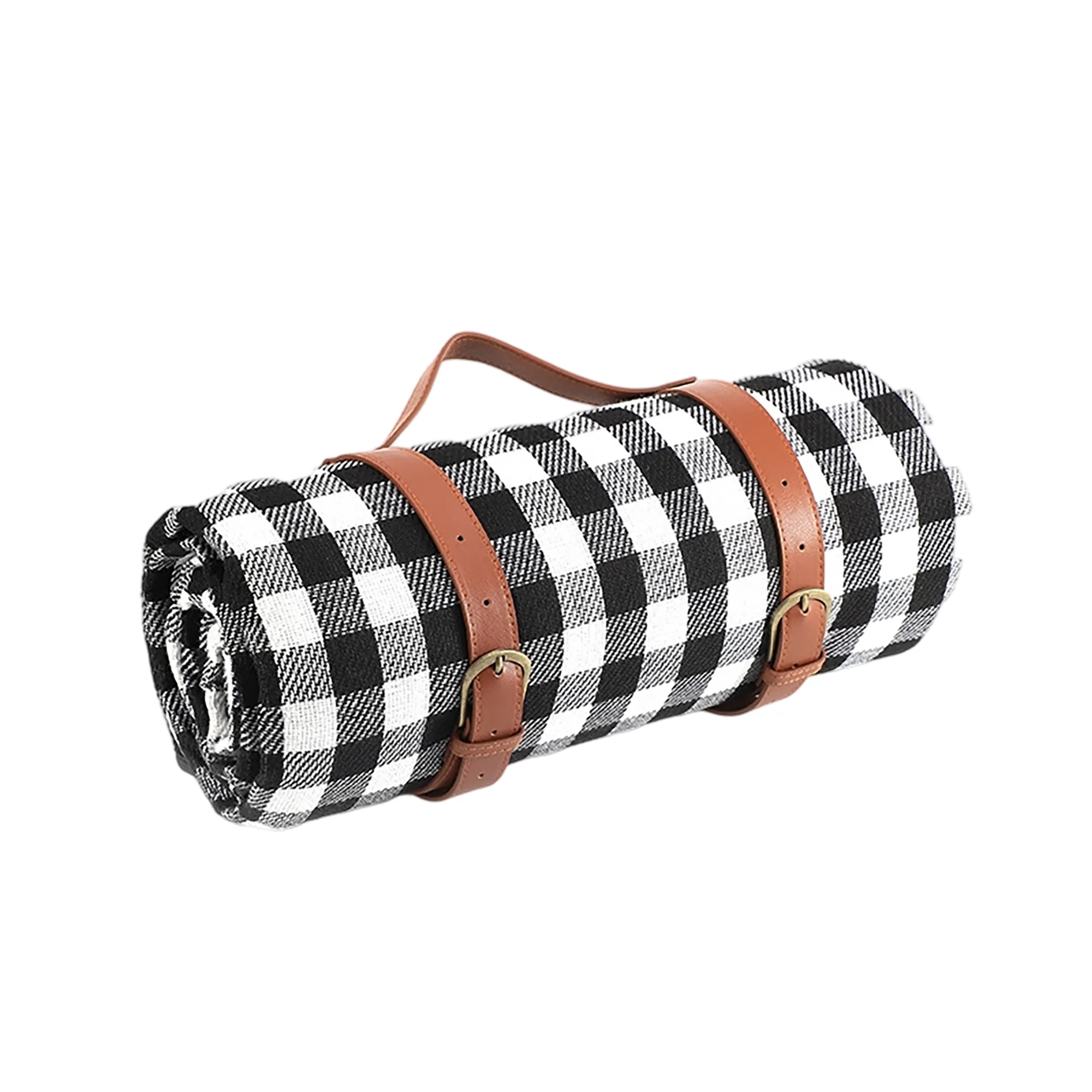 MOQ 50 Leather Handle Picnic Blanket 26