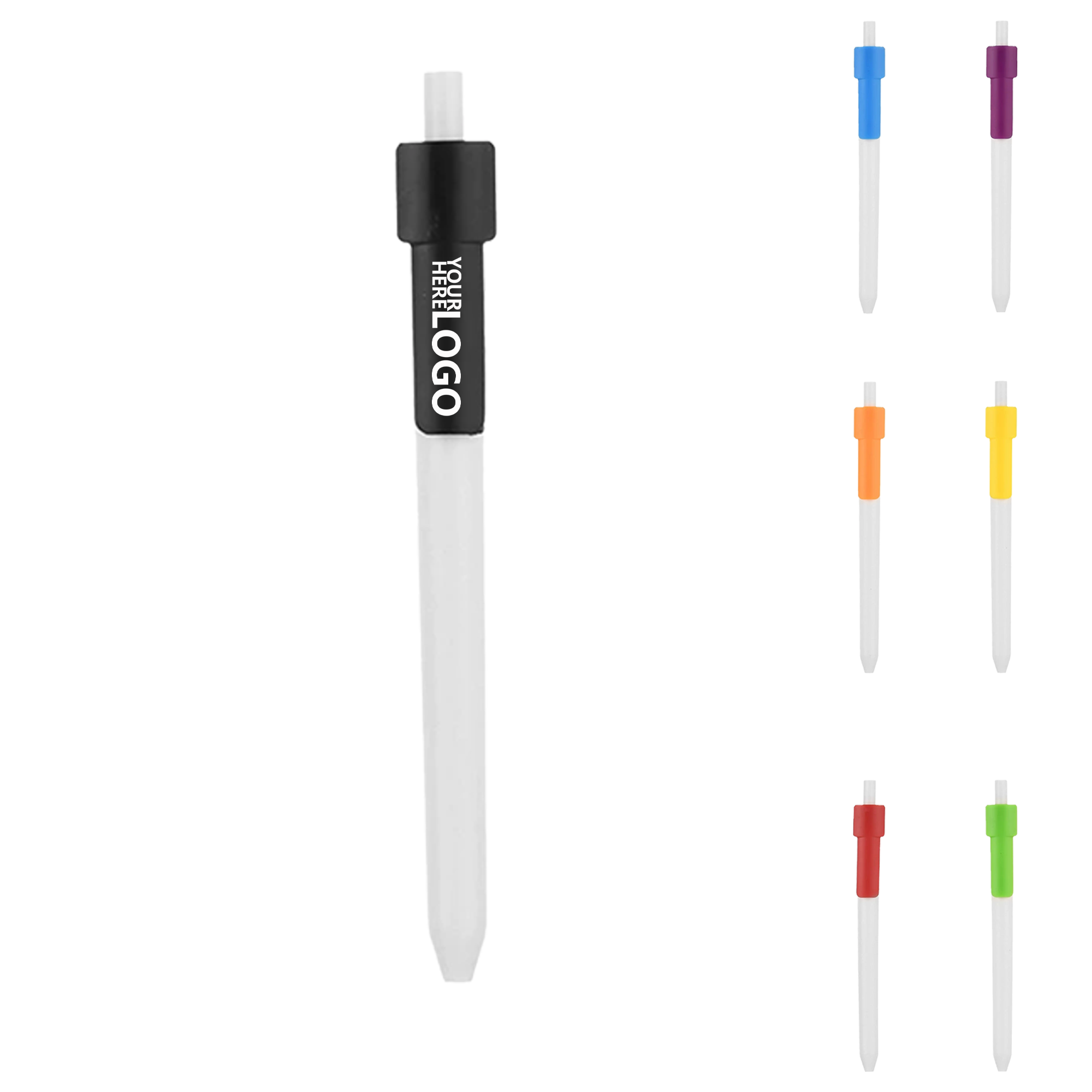 Clickable Plastic Ballpoint Pen 2