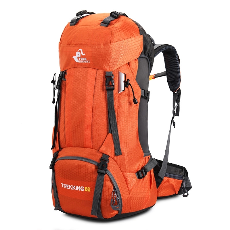 60L Waterproof Hiking Backpack - Daypack With Rain Cover 13
