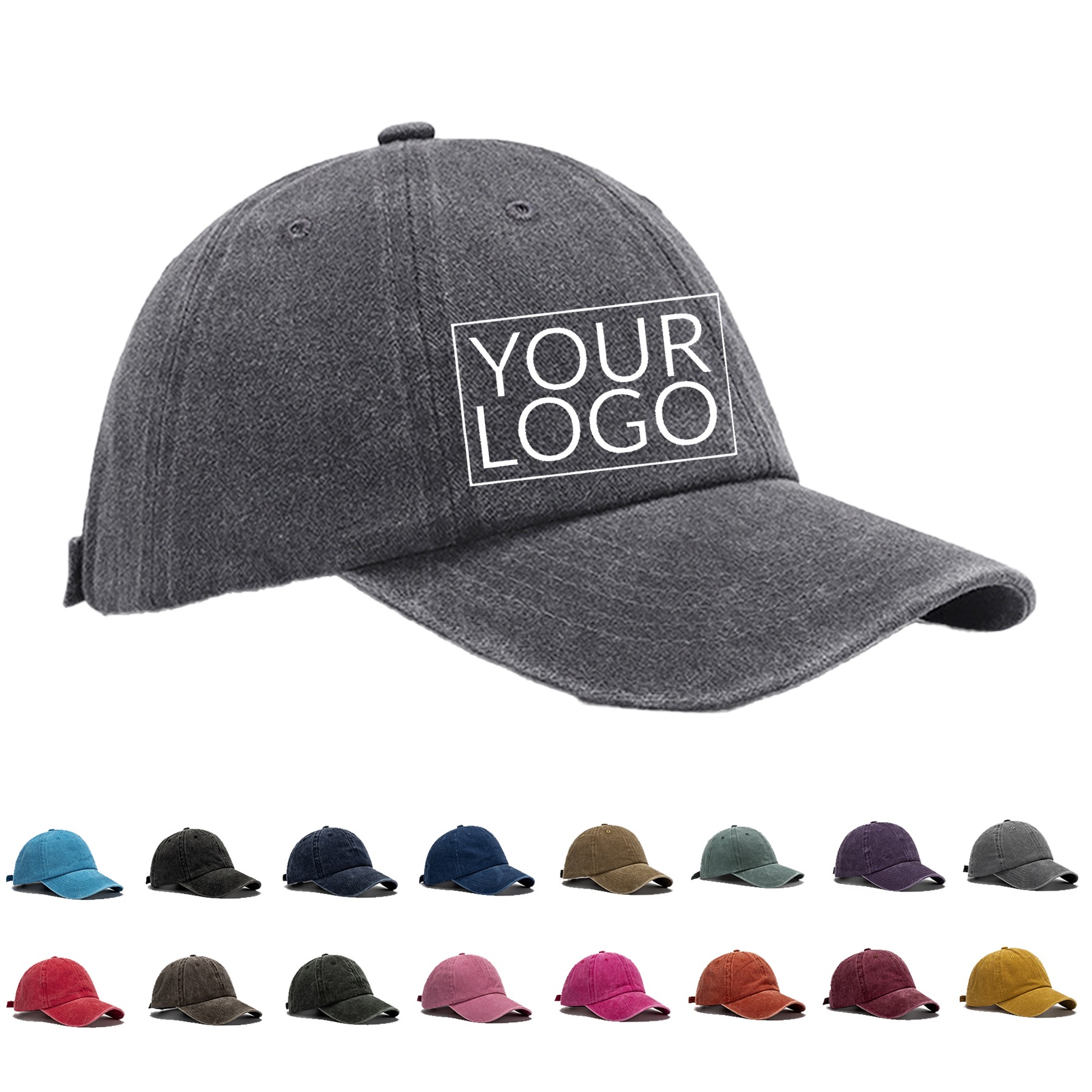Vintage Baseball Cap Washed Distressed