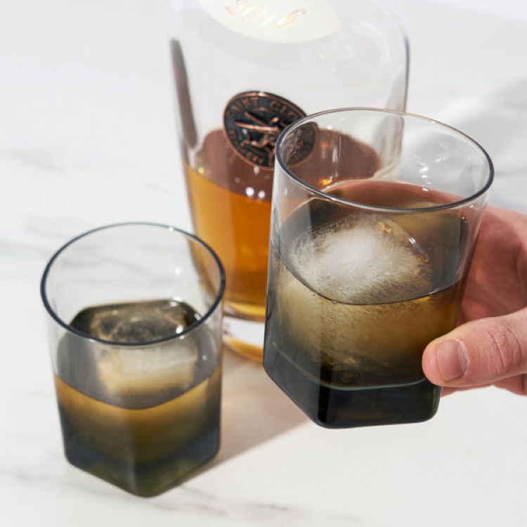 Viski® Smoke Double Old Fashioned Glass, set of 2 4