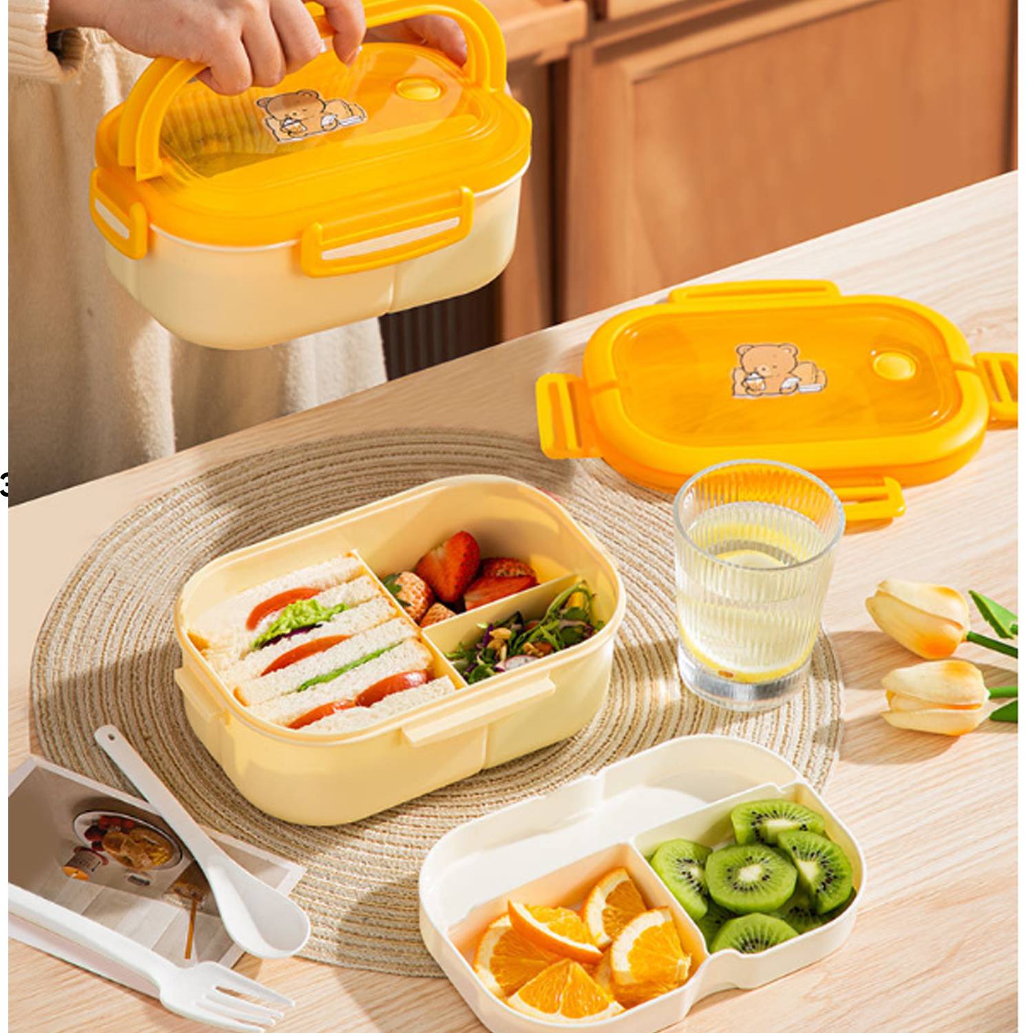 Compact & Microwave-Safe Pp Lunch Box 4
