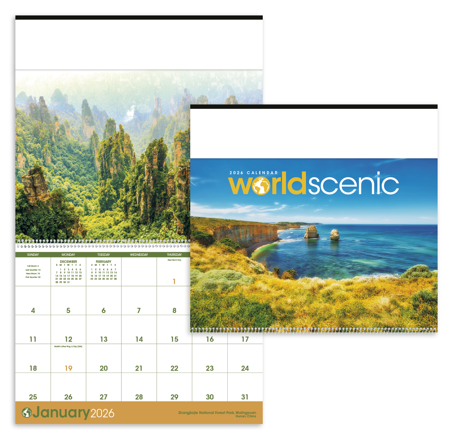 Triumph® Calendars World Scenic Calendar 5