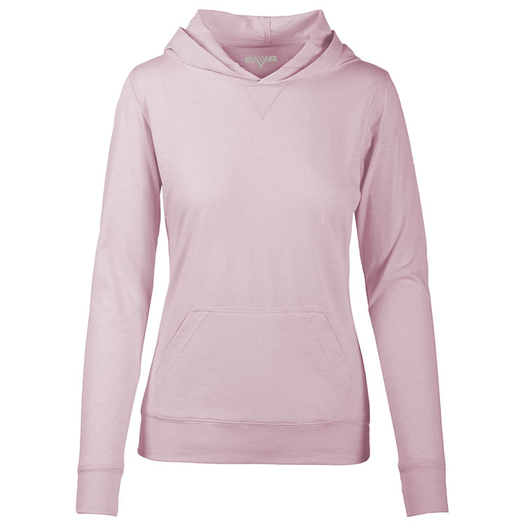Levelwear Ladies Recovery Long Sleeve Hooded Shirt, custom hoodie or sweatshirt with logo imprint 3
