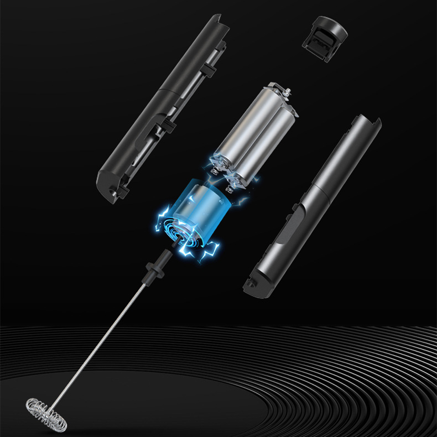 Powerful Milk Frother Handheld Foam Maker Drink Mixer 4