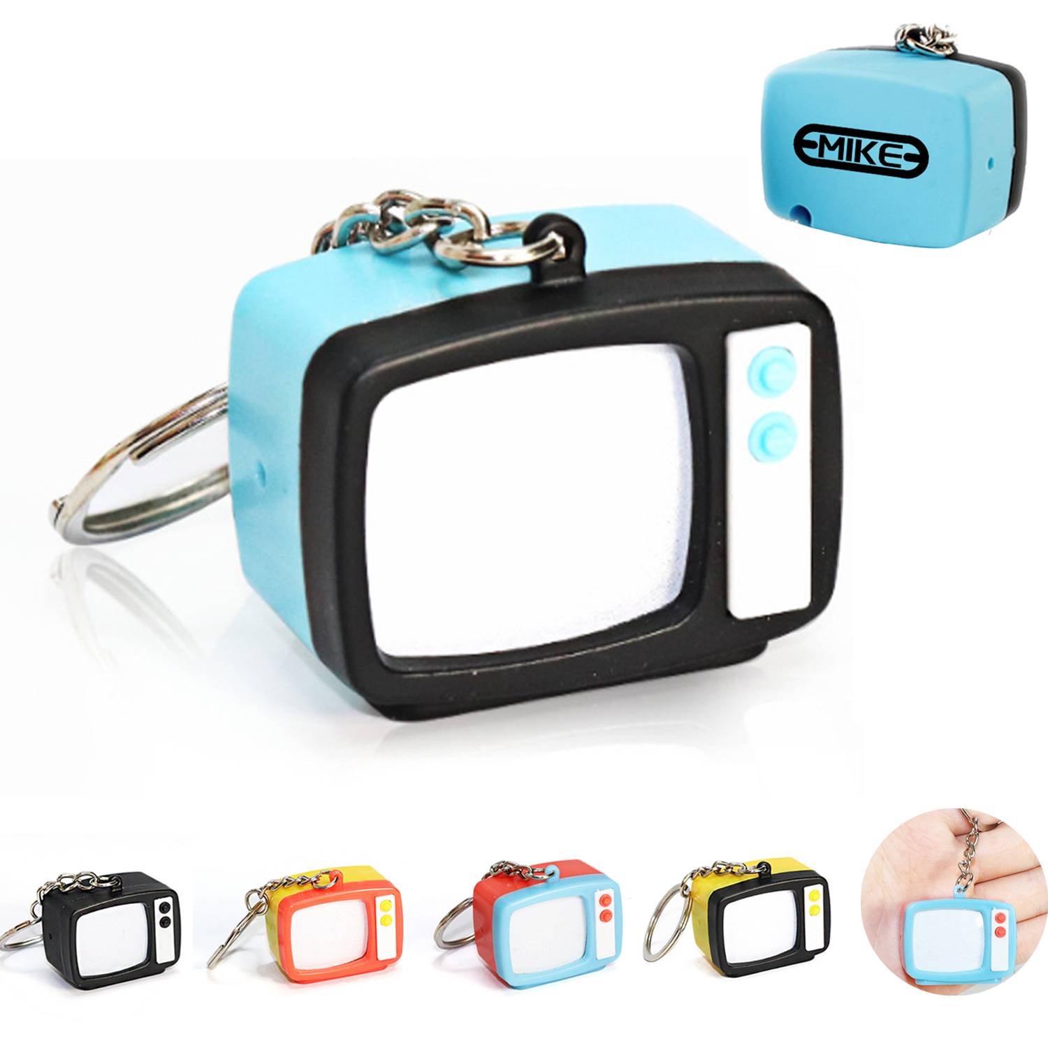 LED light TV Keychain 2