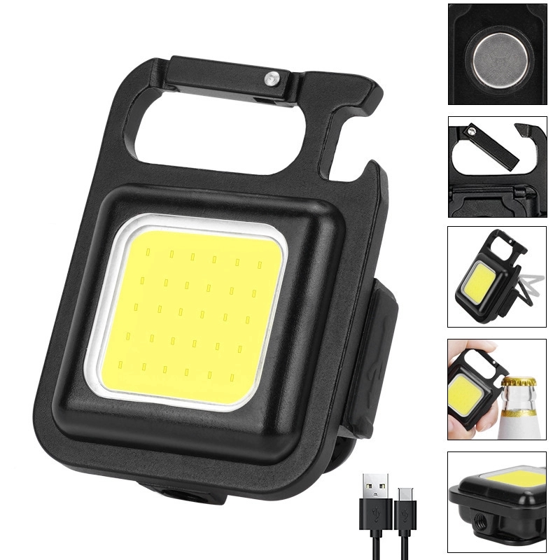 Cob Pocket Light Multifunctional Keychain With Bottle Opener 5