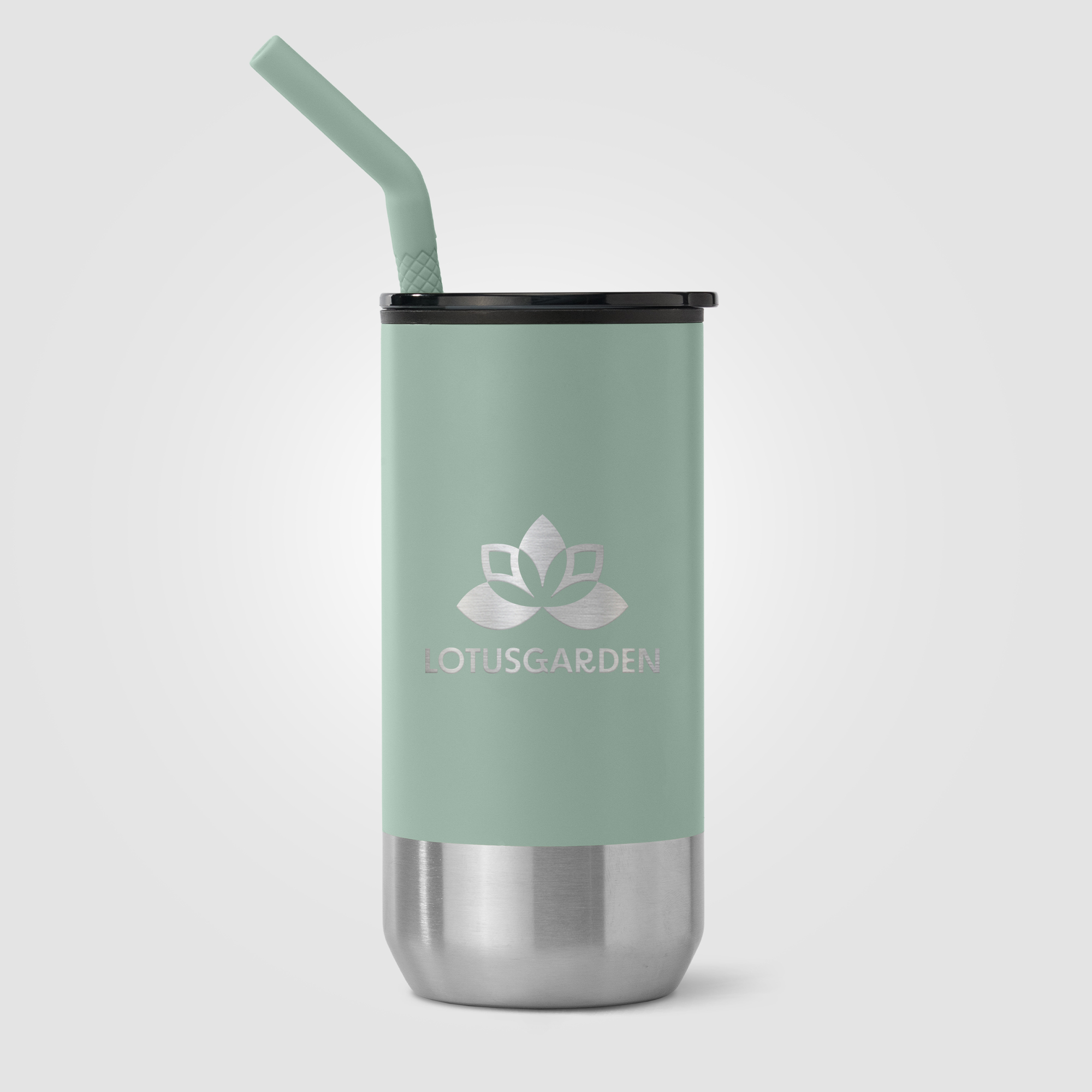 Atlantis - 16 oz. Double Wall Tumbler - Stainless with Recycled RPP Inner 34
