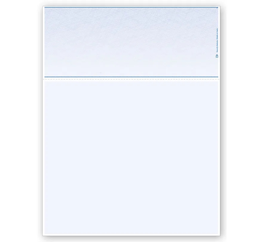 Laser Top Blank Check Stock with Voucher 2