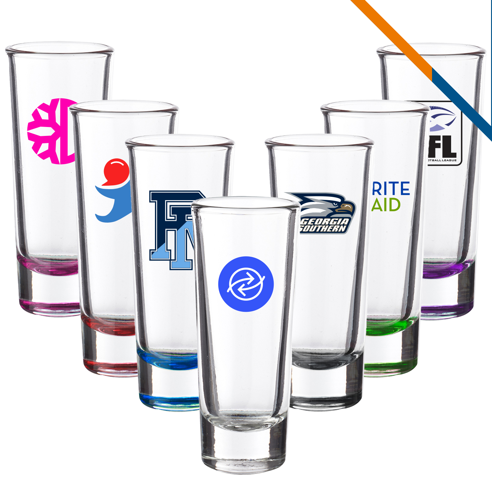 Keene Double Shot Glasses - 2 OZ. 4