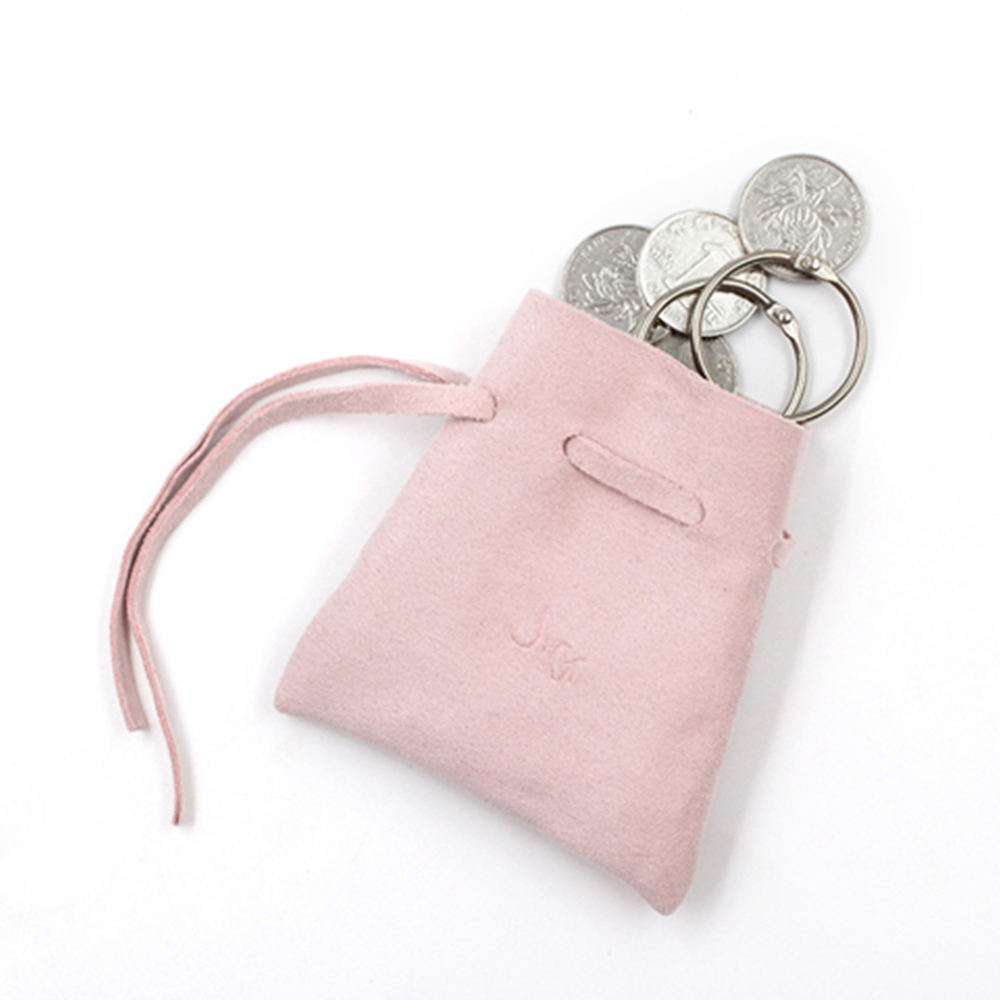 Leather Jewelry Drawstring Bag 6