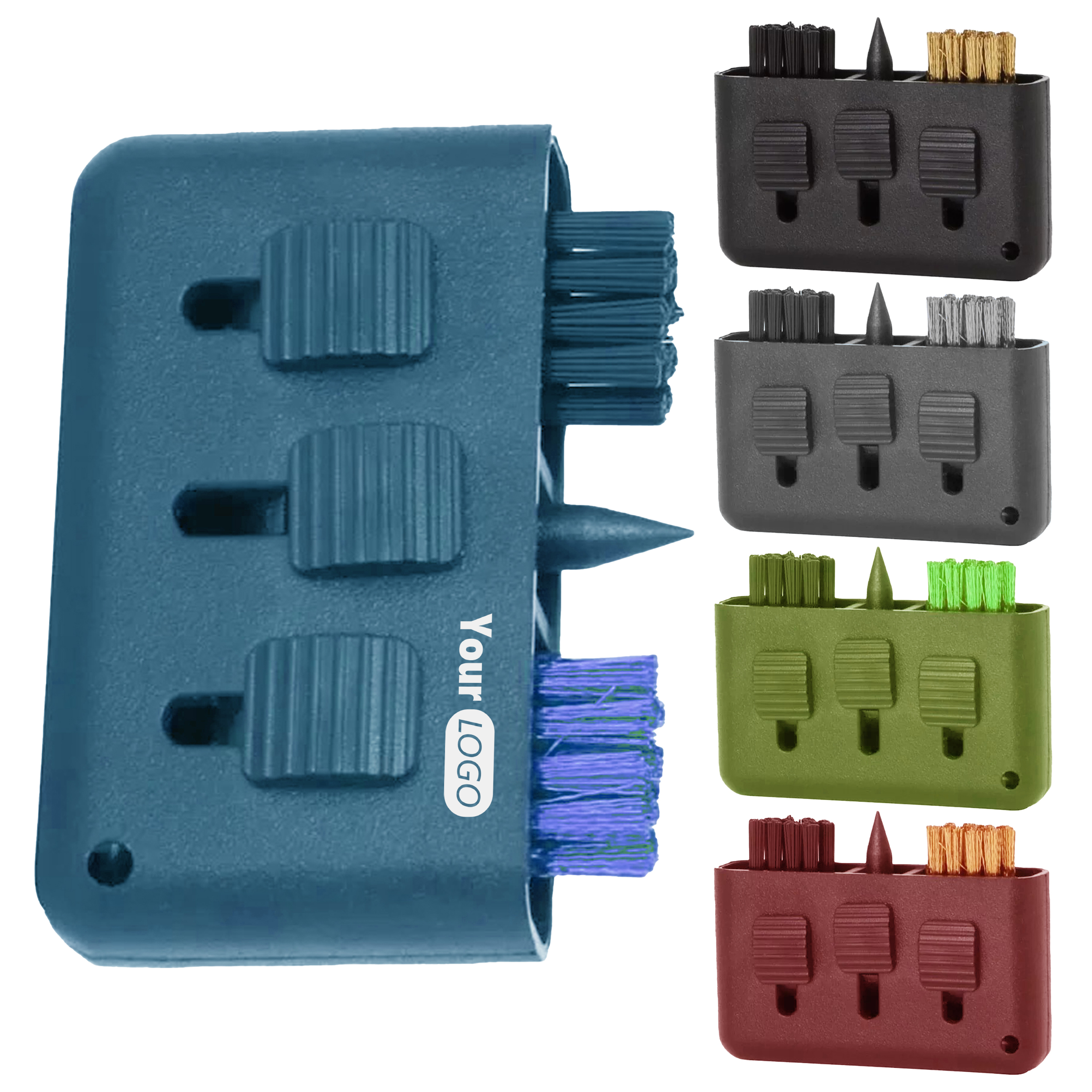 Abs Versatile 3-In-1 Golf Cleaning Brush For Enhanced Performance 1