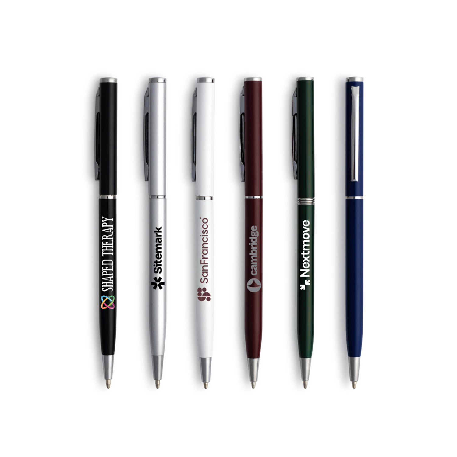 Slim Twist Metal Pen (Silver) 18