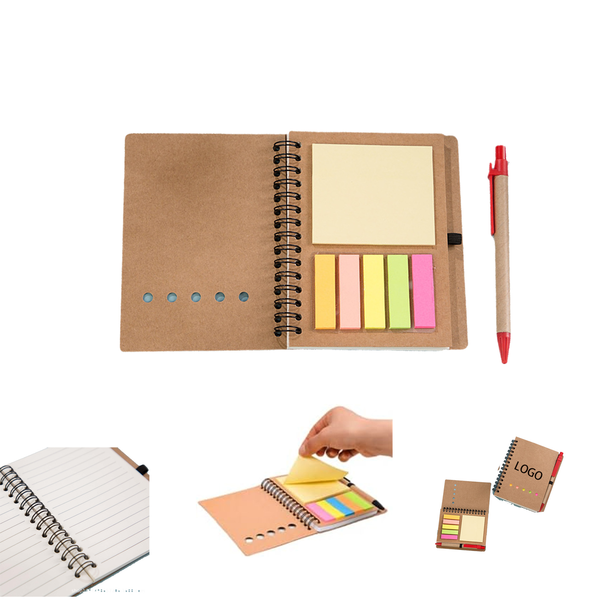 Spiral Notebook With Pen 1