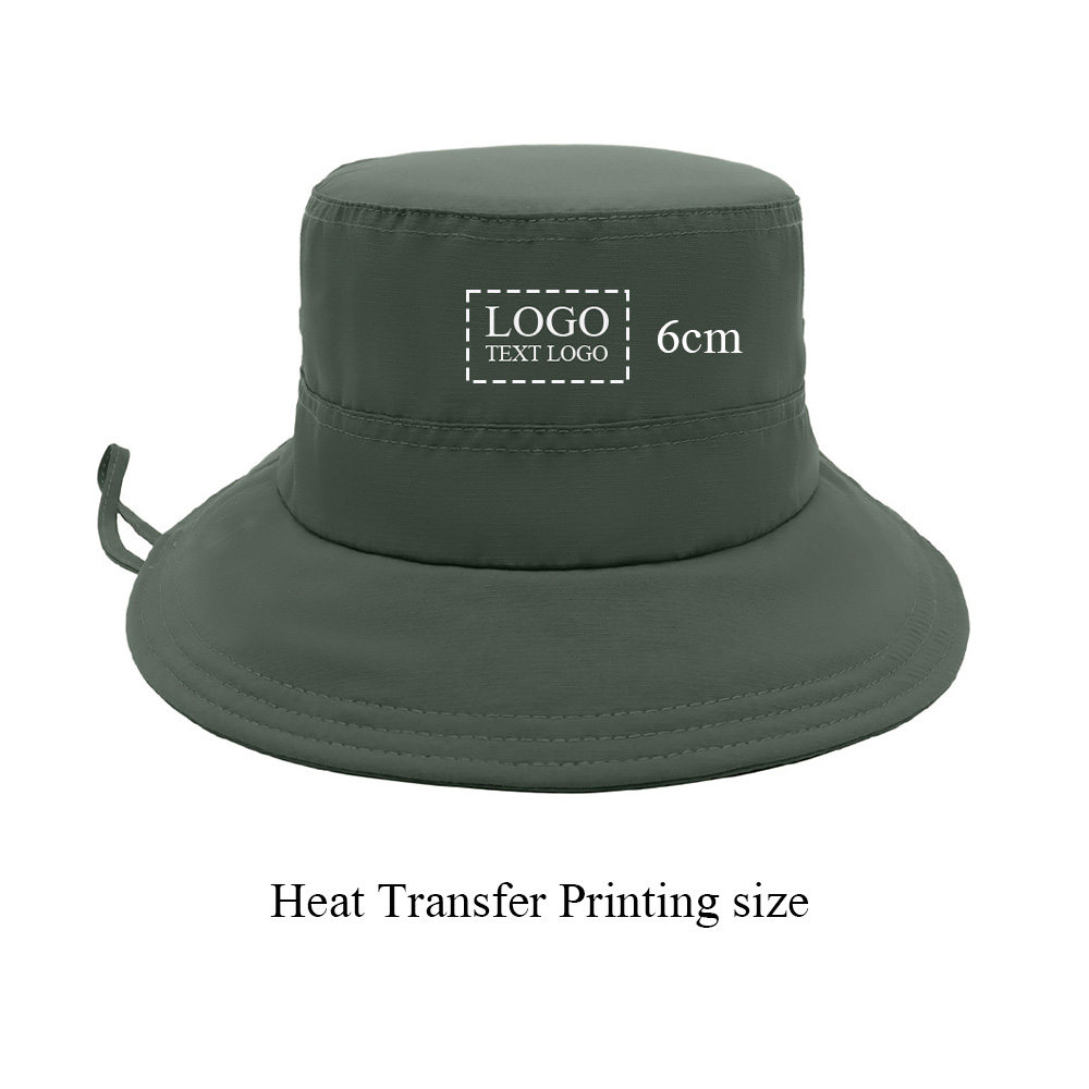 Foldable Breathable Custom Logo Bucket Hat 3