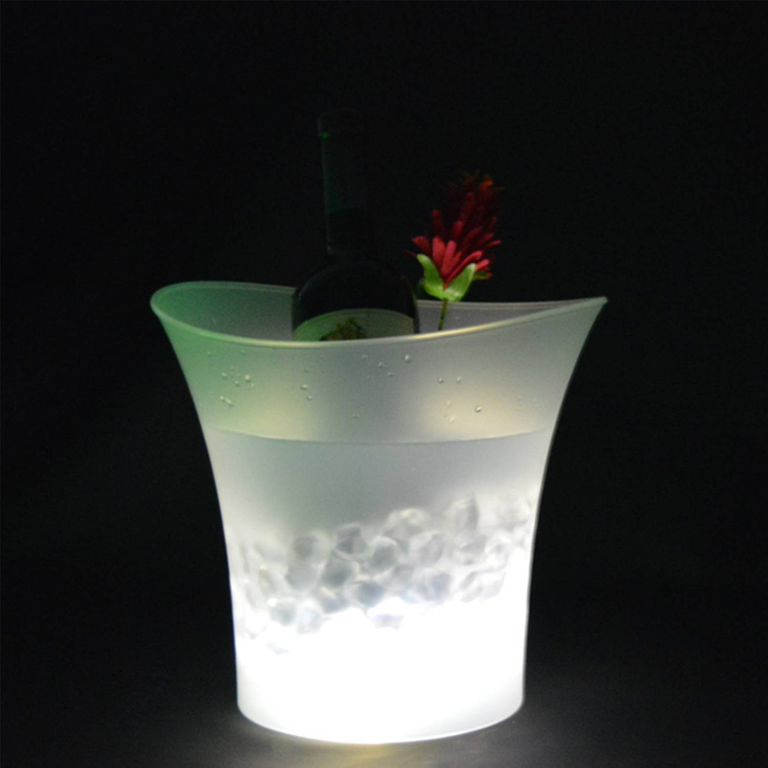 LED Plastic Illuminated Ice Bucket 6
