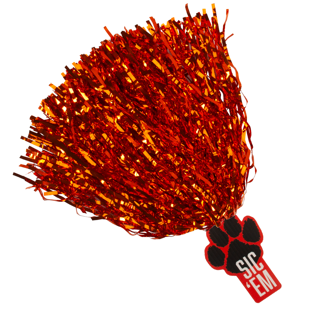 2" x 6" Spirit Stick, Metallic Streamers 9