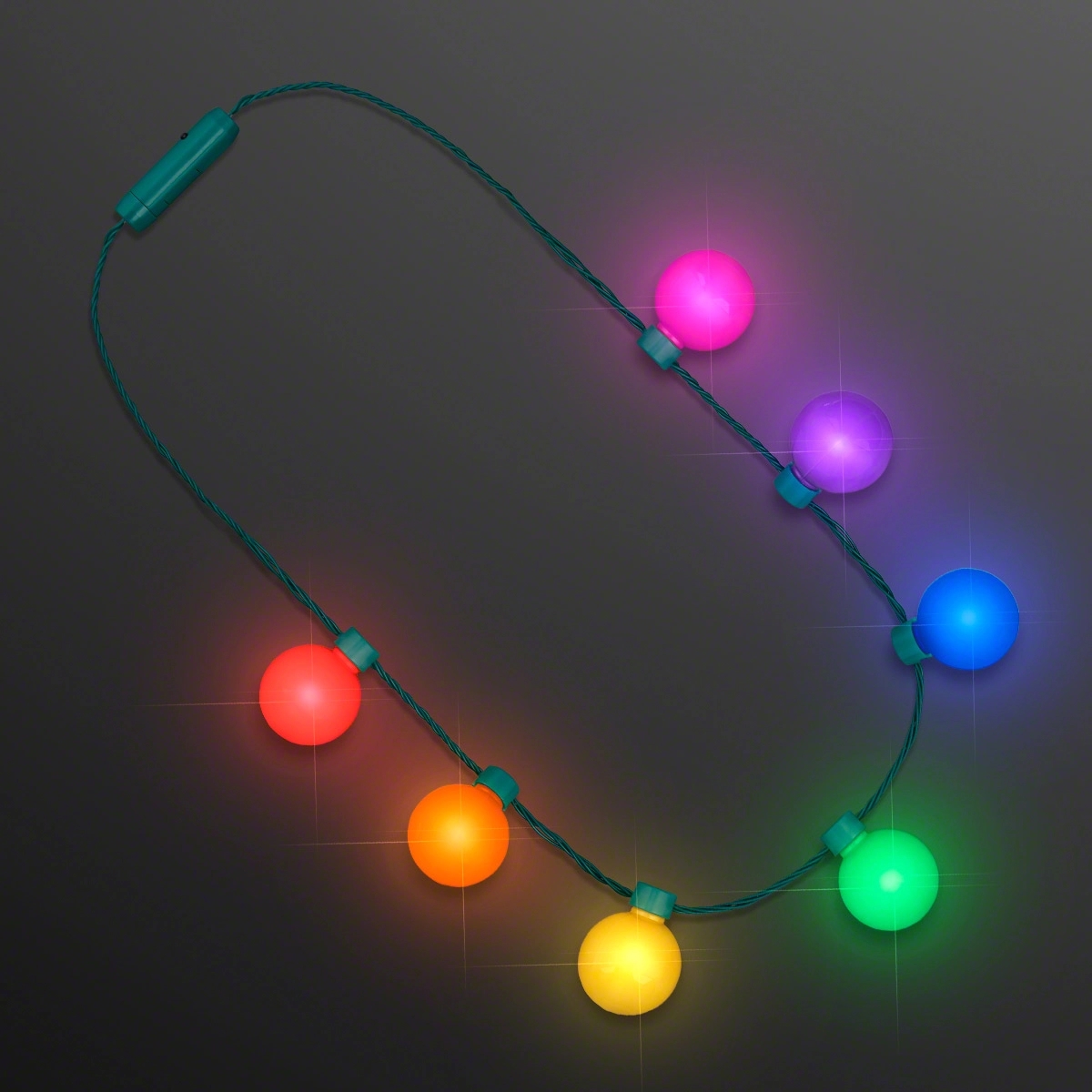 Light Globes Rainbow Party Necklace 4