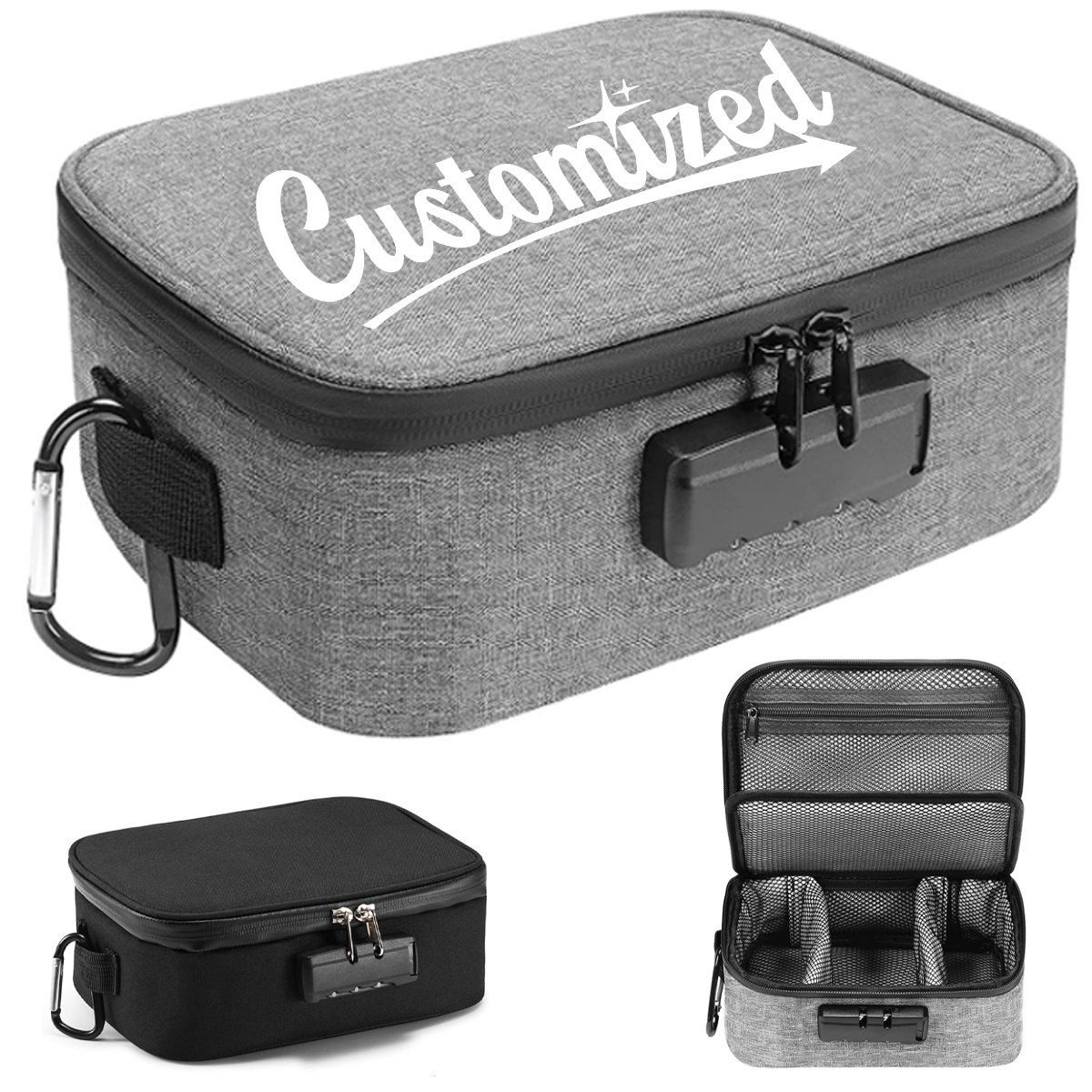 Water-Resistant Travel Organizer Case with Handle and Lock 4