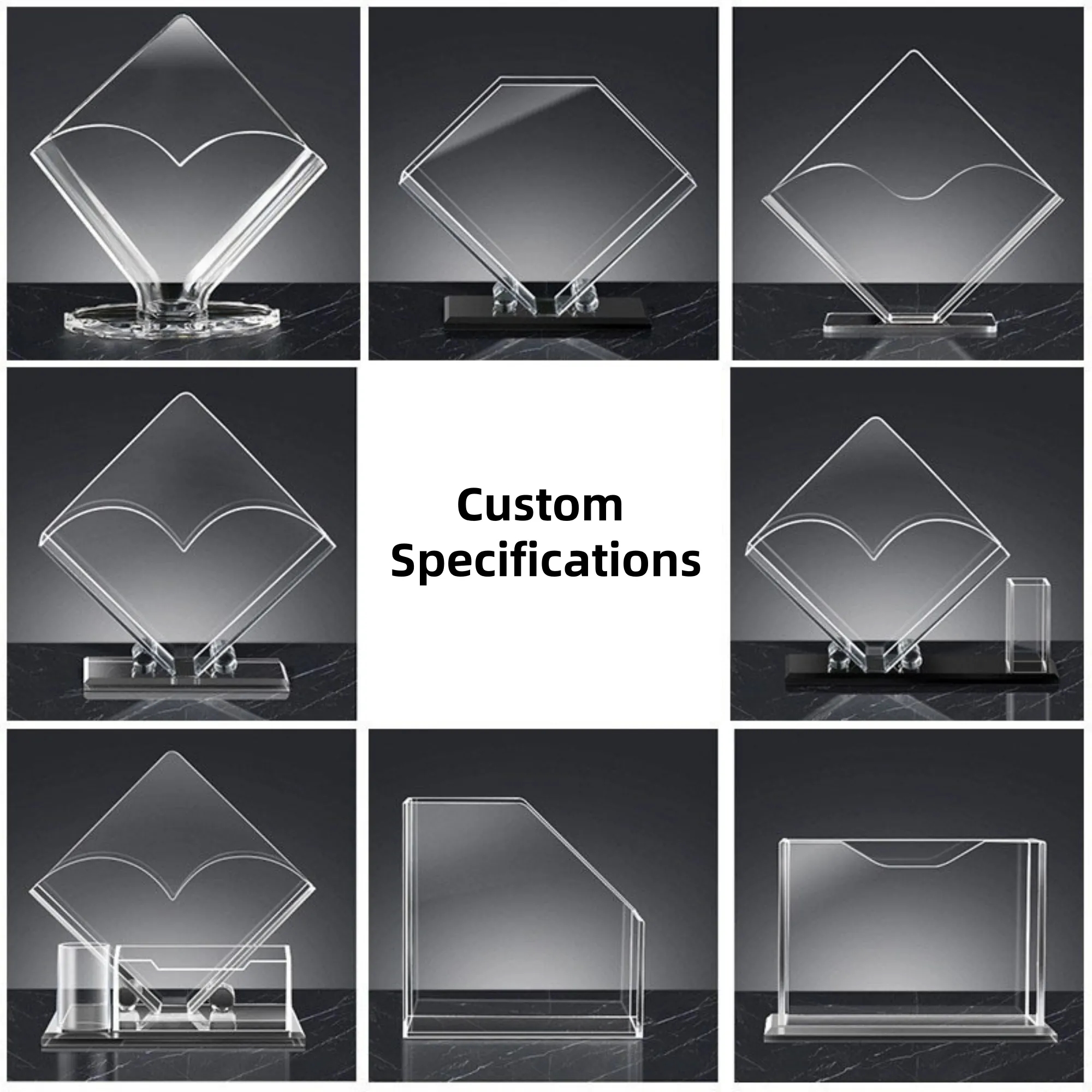 Vertical Acrylic Napkin Holder Box 3