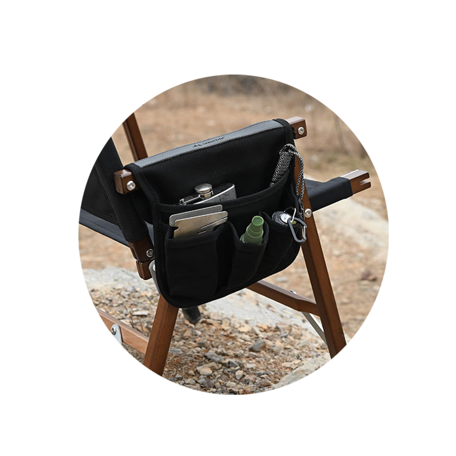 Outdoor Camping Chair Armrest Hanging Bag 3