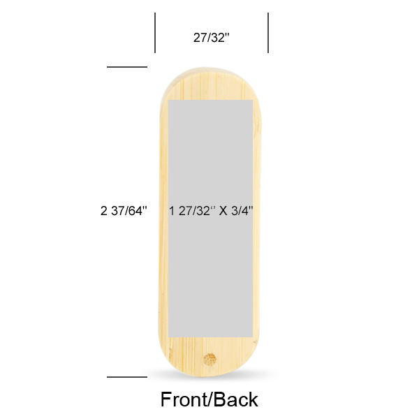 Hinsdale Eco-Friendly Bamboo Swivel USB 1