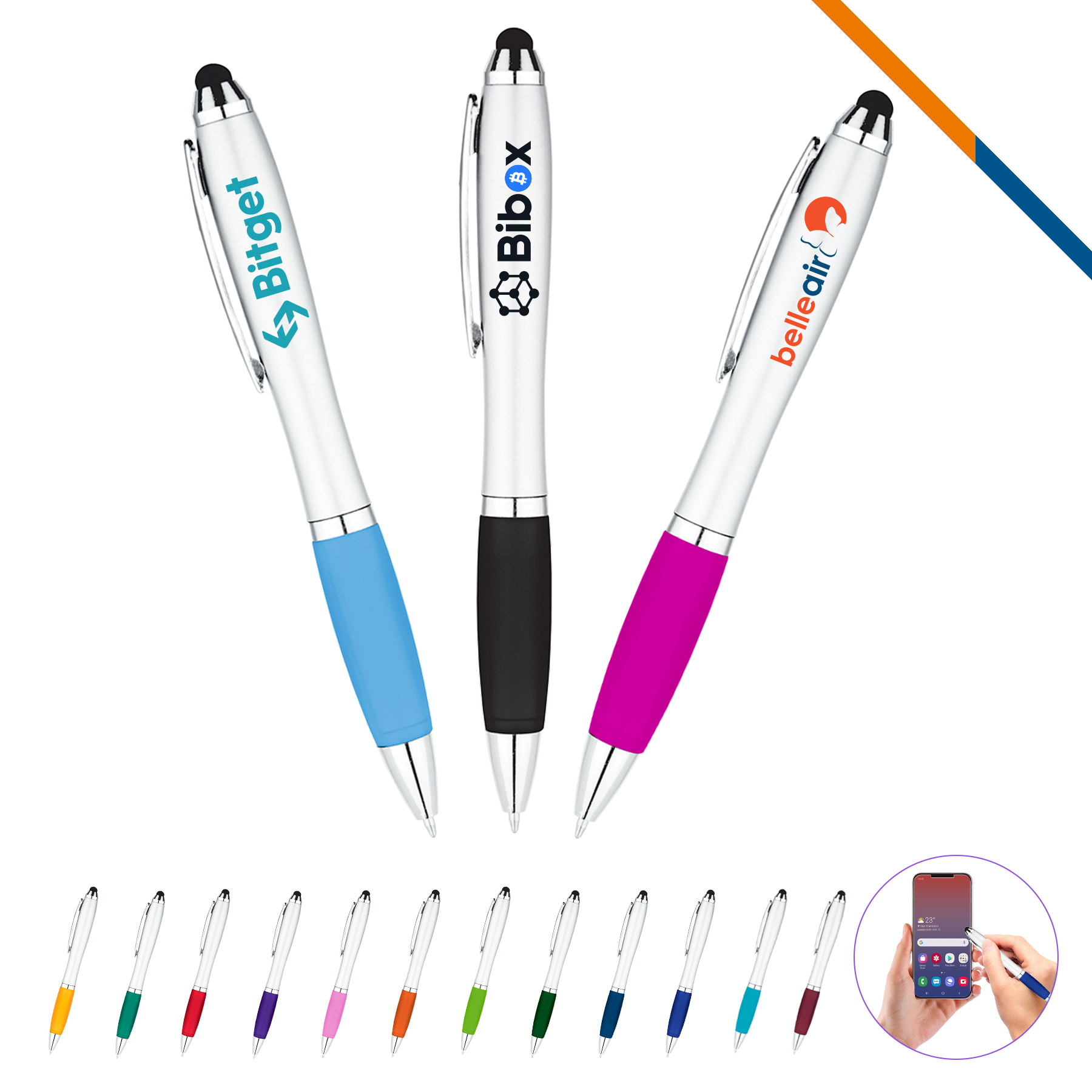 GripInk Curvaceous Ballpoint Stylus Pen 8