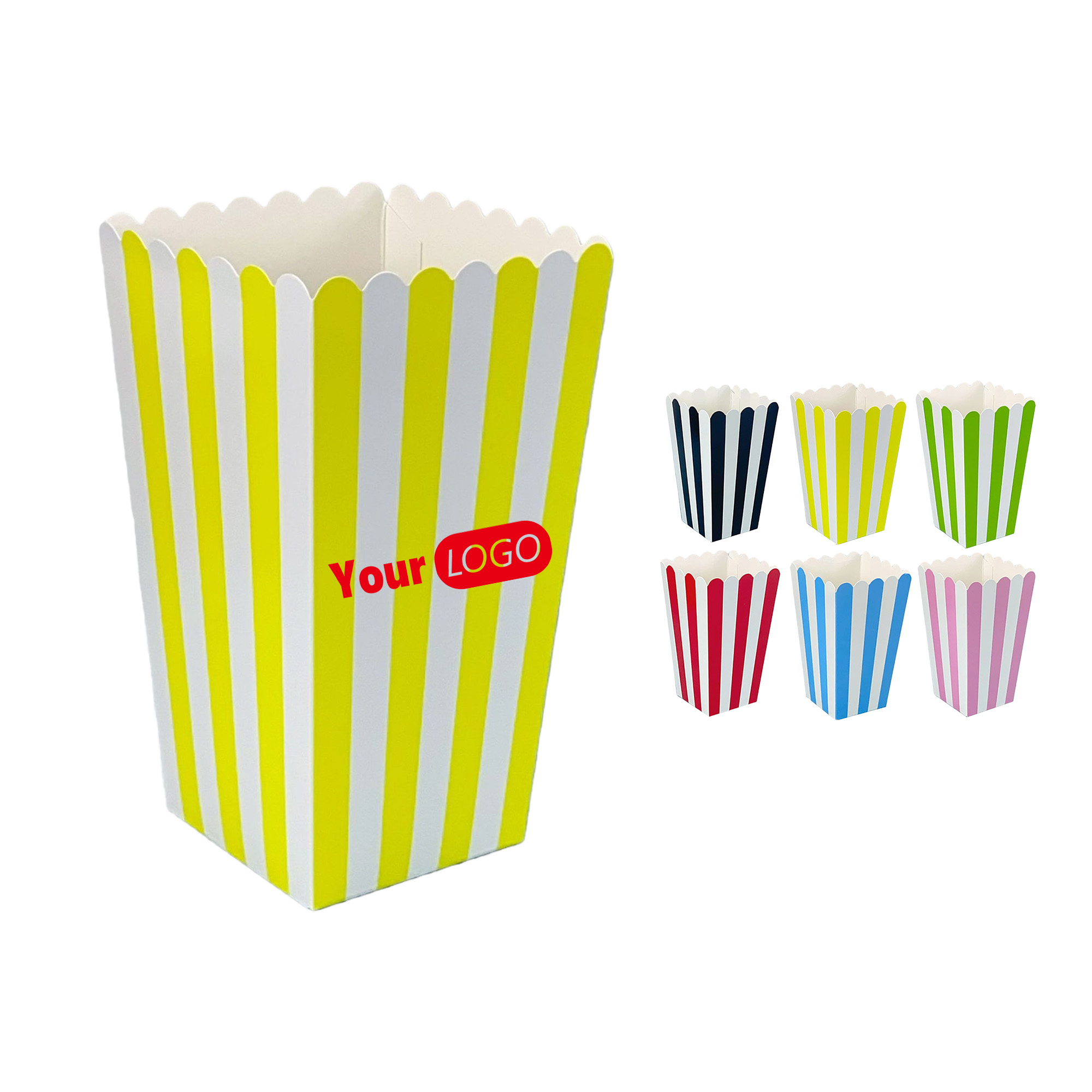 Custom Logo Paper Food Popcorn Box 2