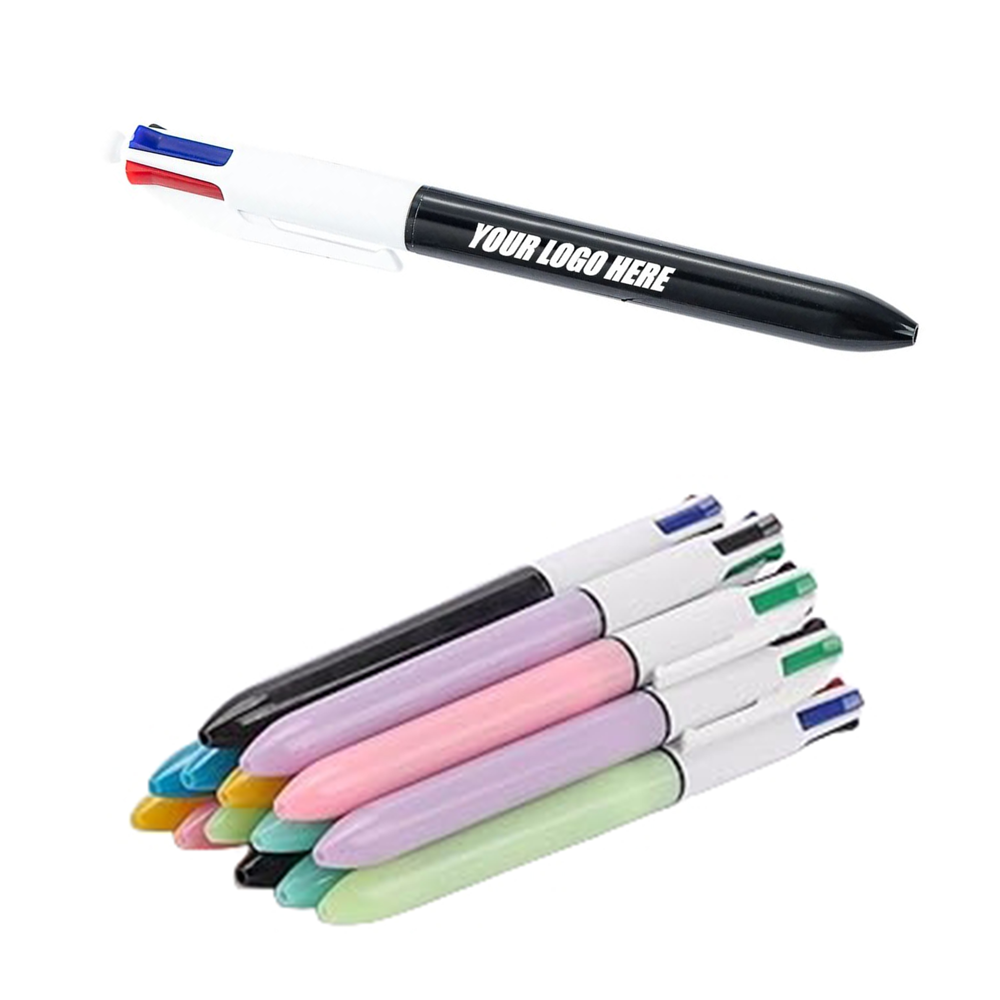 MOQ25 Retractable Colored Pen 2