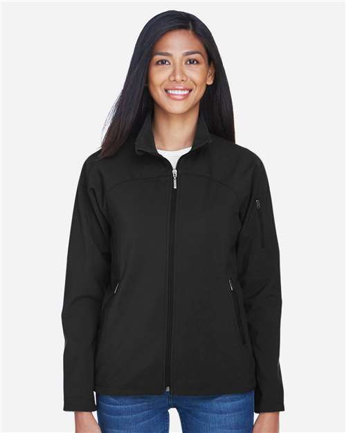 Women's 3-Layer Fleece Performance Soft Shell Jacket - 78034 7
