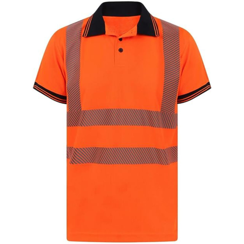 VISIPRO Short Sleeve Reflective Safety Polo with Bands, 2