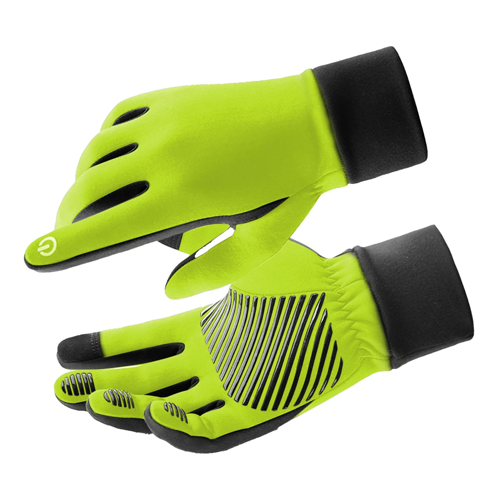 MOQ 10 Winter Outdoor Sports Fleece Lined Cycling Gloves 6