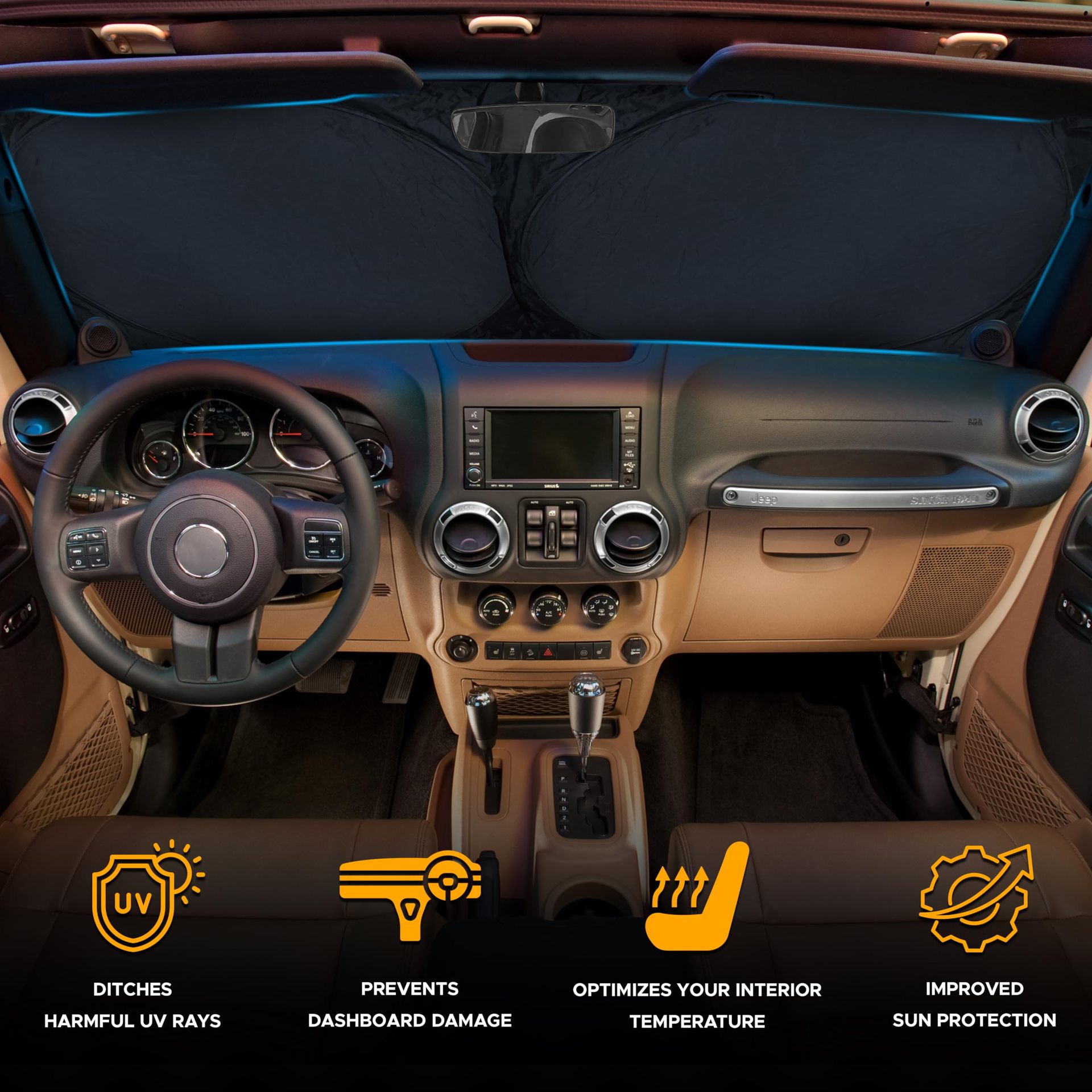 Car Windshield Sun Shade 1