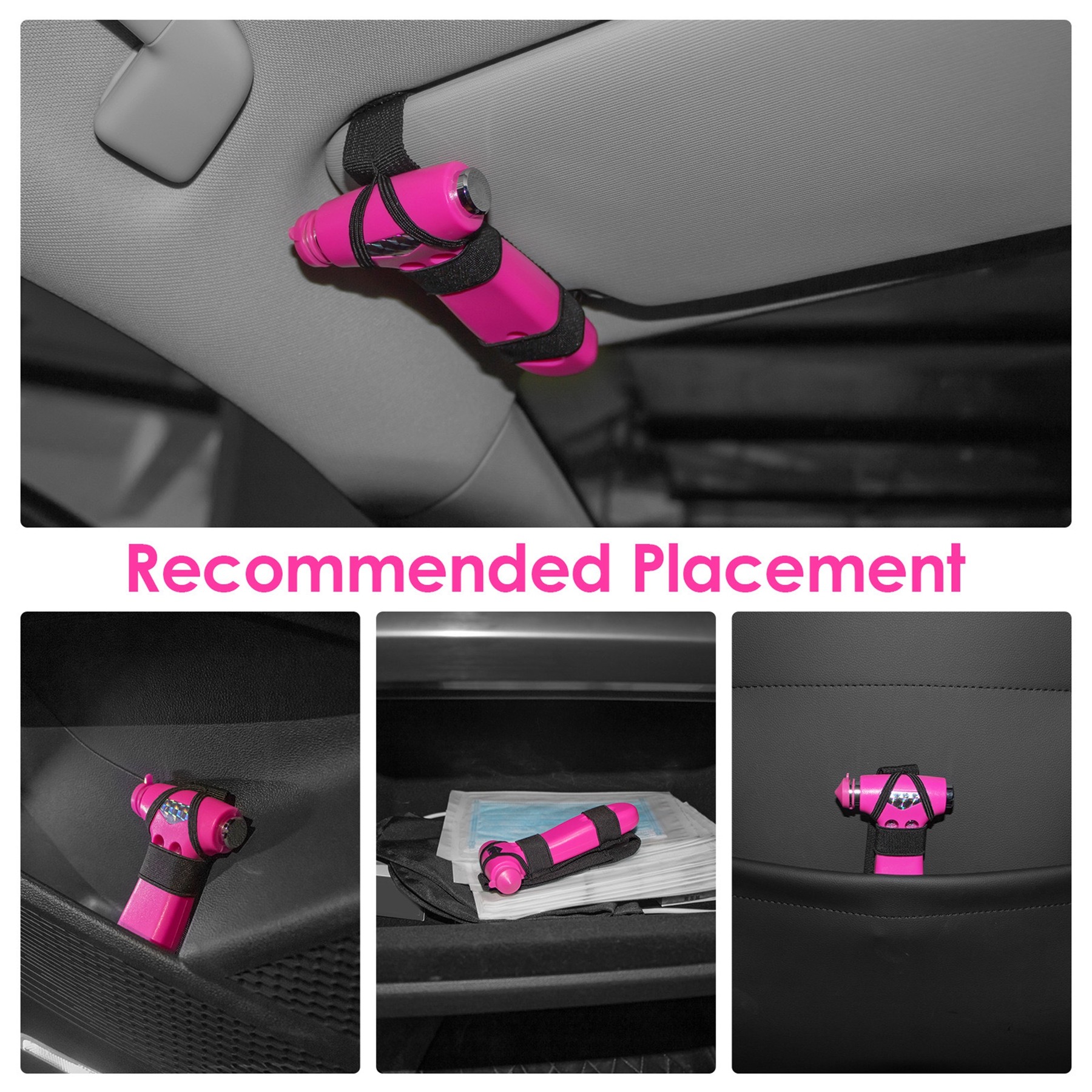 Car Safety Hammer Seatbelt Cutter 9