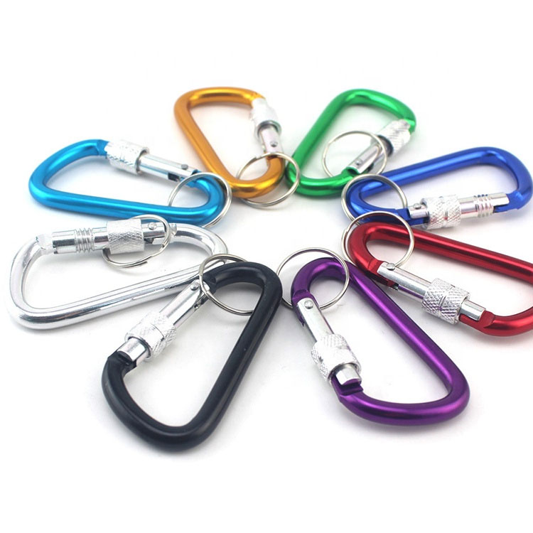 6mm Carabiner With Split Ring 8