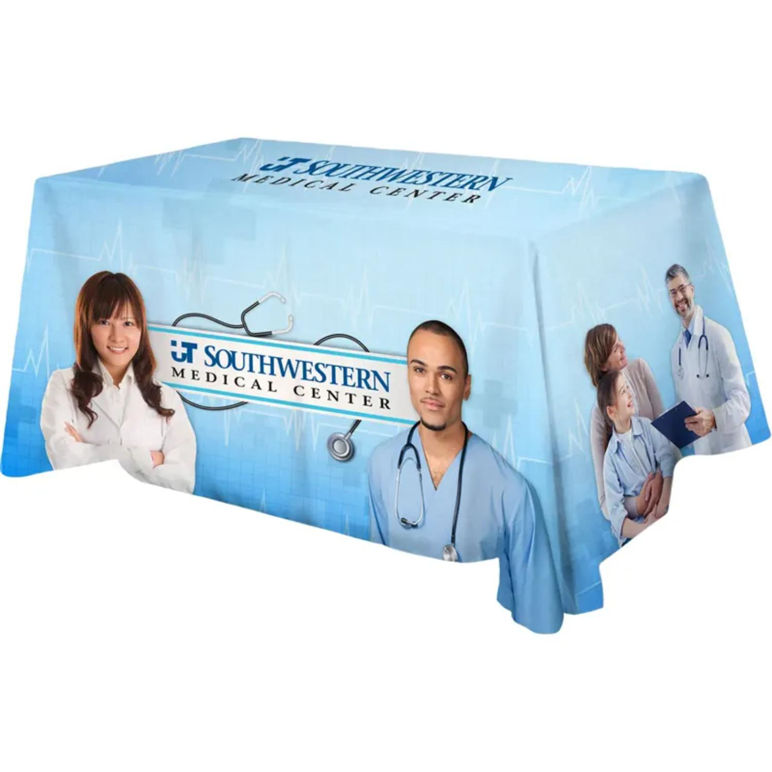 Premium 6ft Dye Sublimated Flowing Table Throw 2