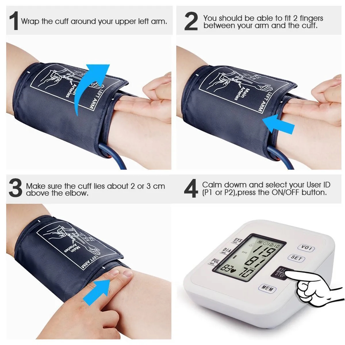 Arm Blood Pressure Monitor 4