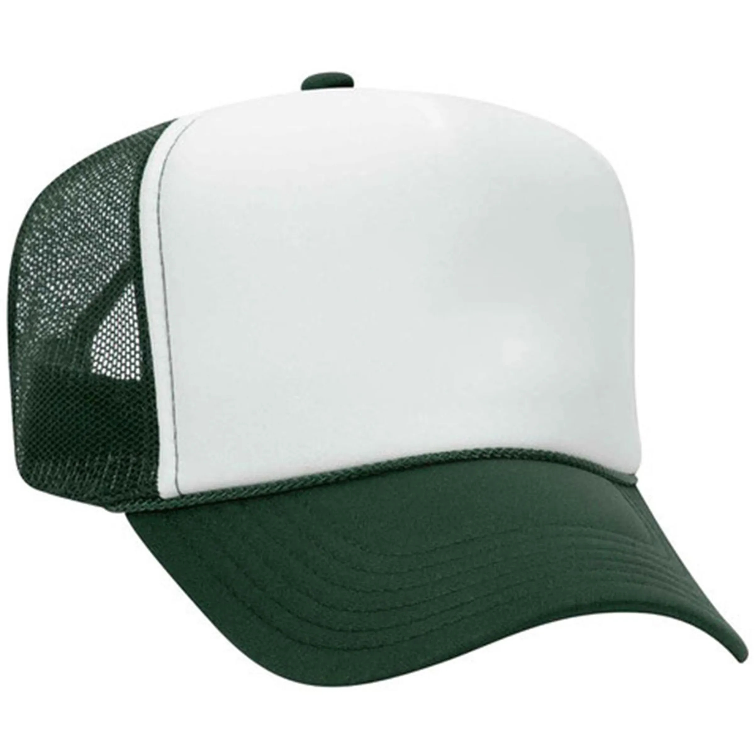 OTTO 5 PANEL HIGH CROWN MESH BACK TRUCKER HAT 49