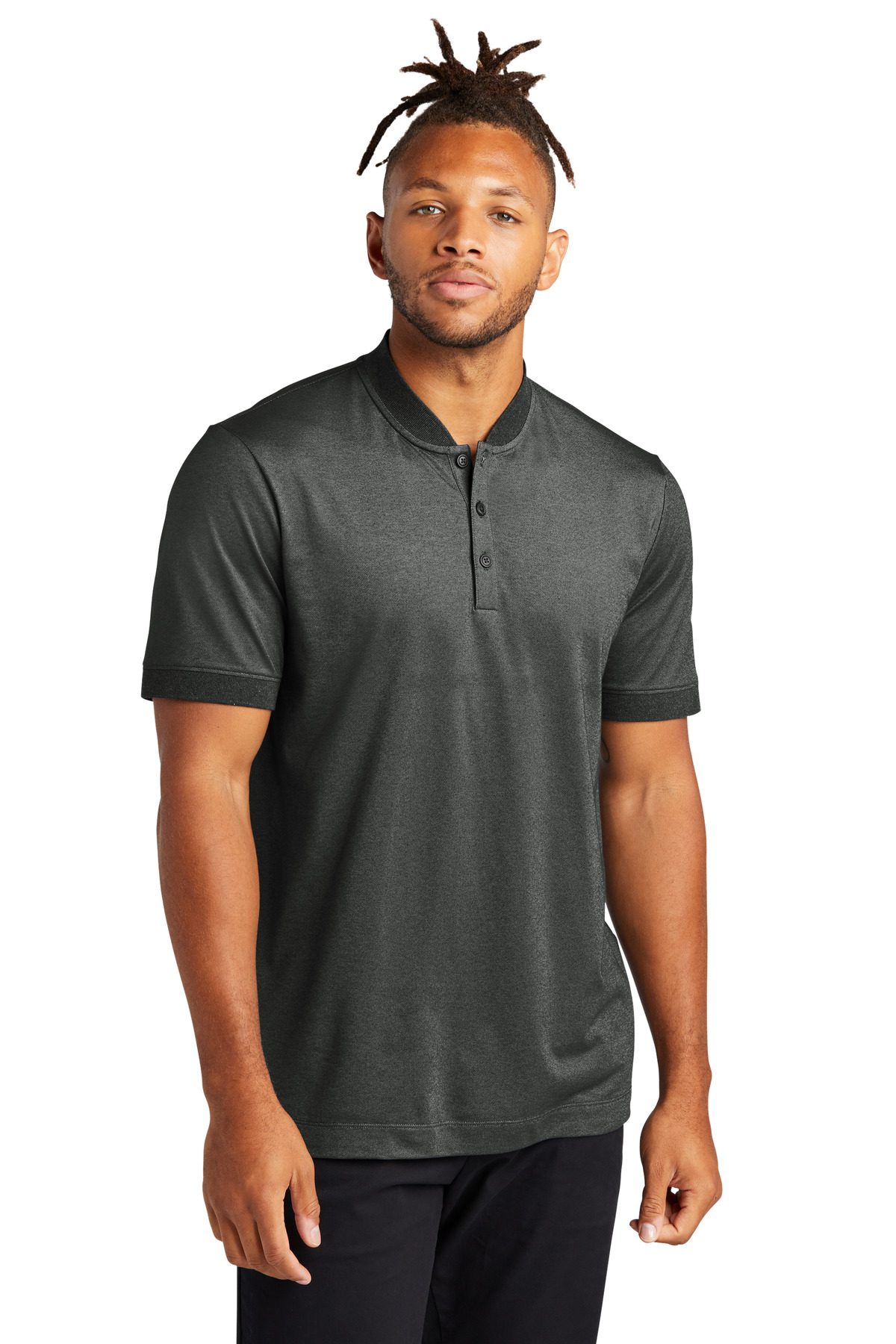 Mercer+Mettle Stretch Pique Henley MM1008 33